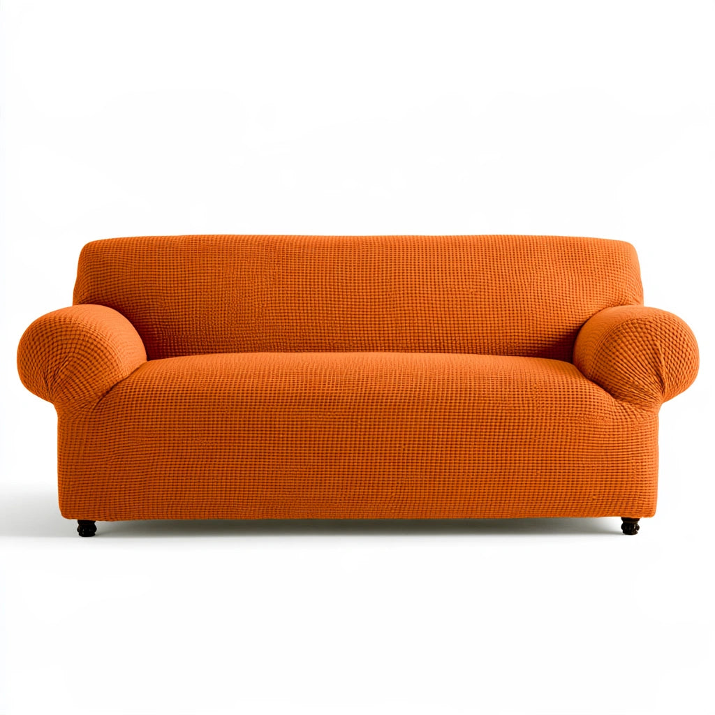 Schutzbezug für Sofa, mit Stoffbezug, Farbe: orange